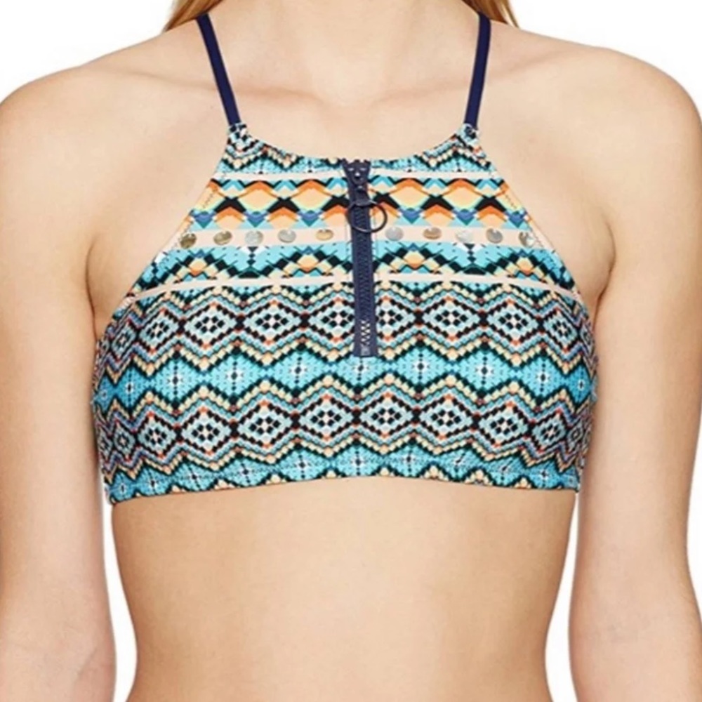 Sperry Tulum Tribal Aztec Bikini Top NWT